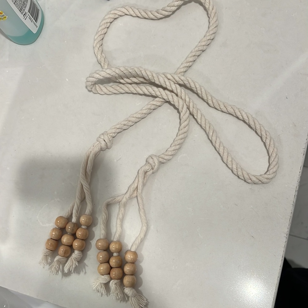 Linen Patterned Button Down Flared Dress - image 4